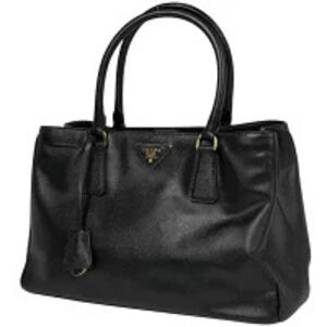 Prada Galleria 2way Shoulder Bag Tote Saffiano Leather Nero Black